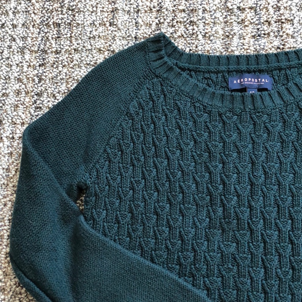 Green sweater